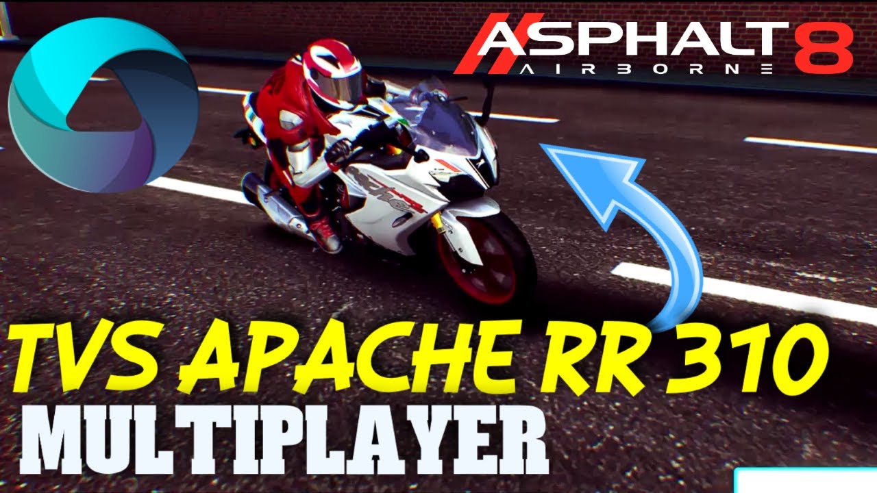 APACHE ATTACK! - Asphalt 8 Airborne :TVS Apache RR 310 Multiplayer test