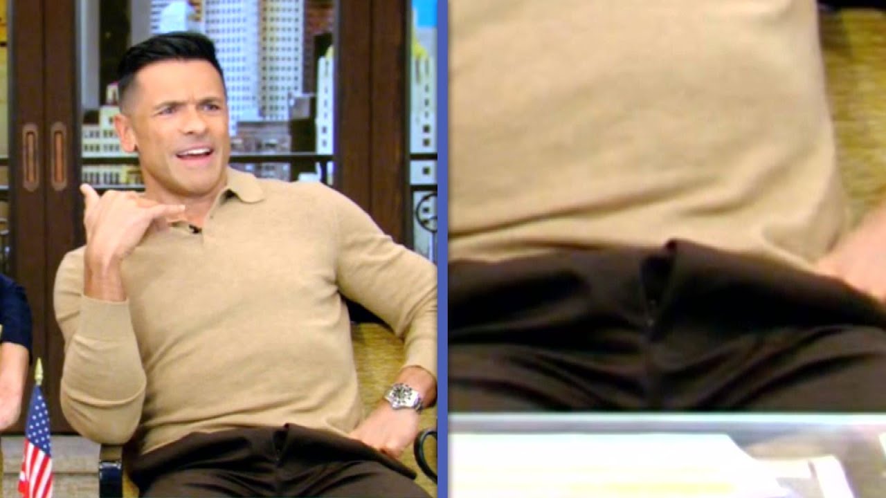 Live Wardrobe Malfunction! Mark Consuelos Caught With His Fly Down