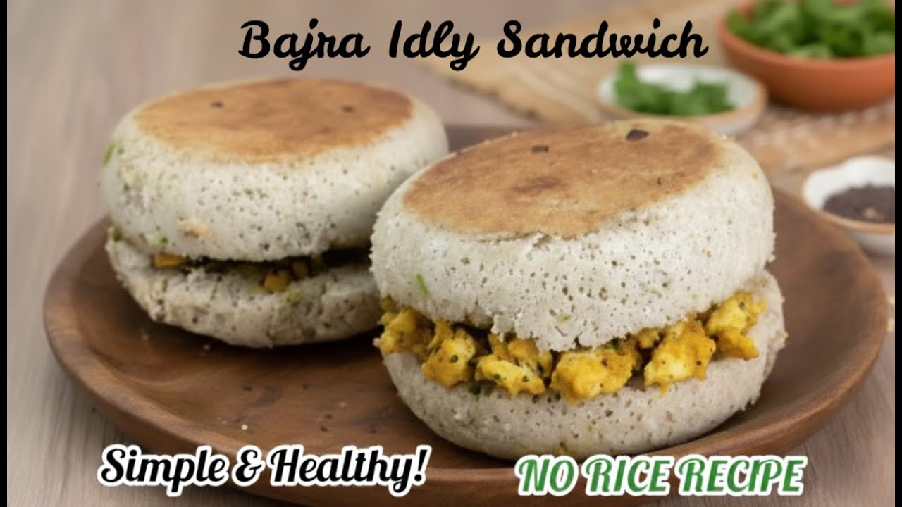 Bajra idly sandwich|Simole millet recipe|No rice |Healtholic