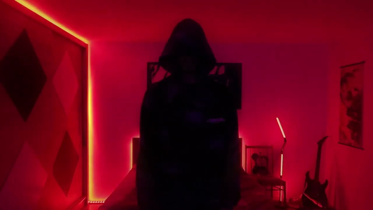 Melancholic | Nine red squares