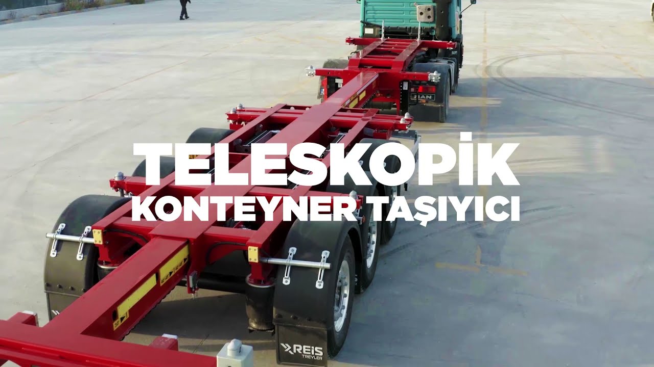 Reis Treyler Yeni Nesil Teleskopik Konteyner Taşıyıcı