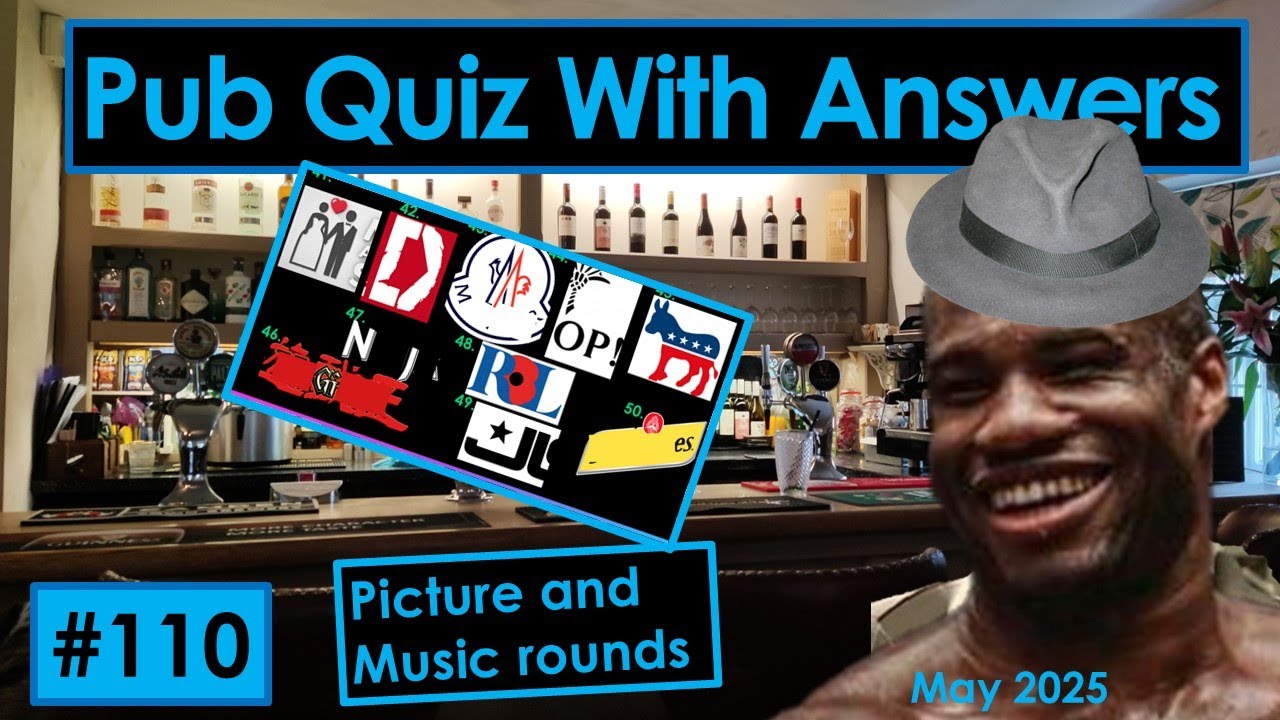 #110 PUB QUIZ. Music, picture and connection rounds
