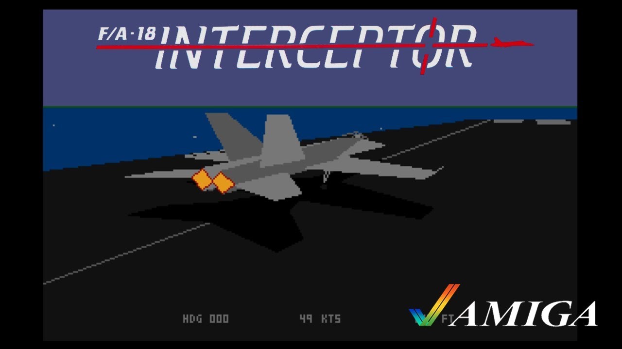 F/A-18 Interceptor (1988) Amiga 500 Longplay