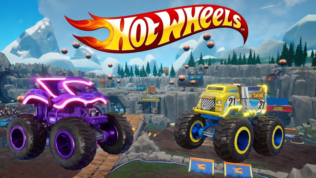 Hot Wheels Monster Truck Stunt Mayhem: The Monster Trucks Take on the Mega Loop Challenge!