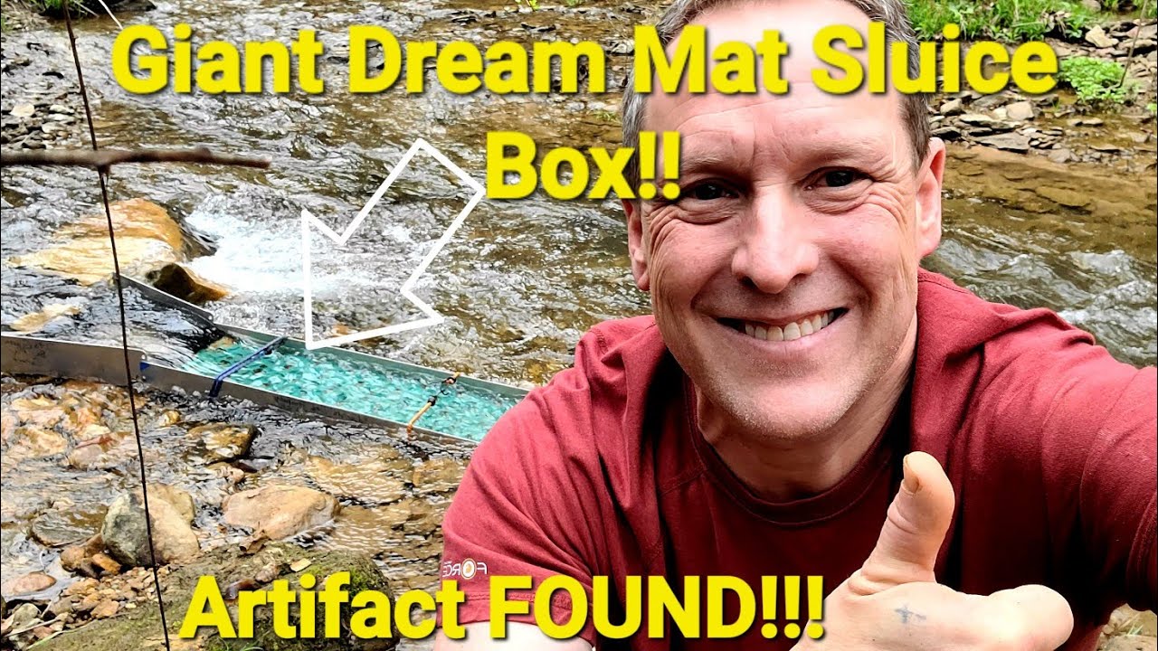 Giant Dream Mat Sluice Box!!! #dreammat #goldprospecting
