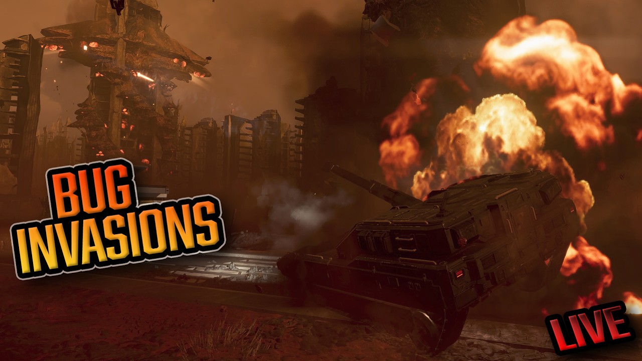 🔴 Helldivers 2 LIVE: BUG INVASION! 😱 ANOTHER OUTBREAK BEGINS, RANDOM LOADOUTS