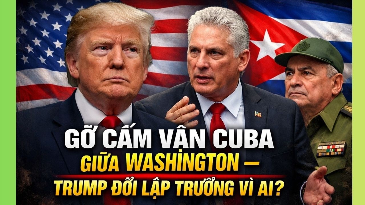 NƯỚC CỜ NGOẠI GIAO NGAY TẠI WASHINGTON AI ĐANG THUYẾT PHỤC DONALD TRUMP GỠ BỎ CẤM VẬN CUBA – ĐẢO CHI