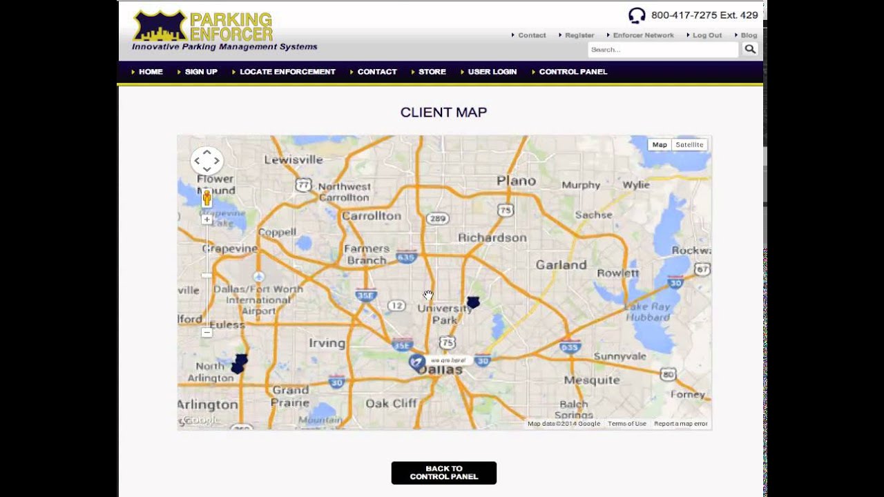 Parking Enforcer Control Panel Training - Client Mapping