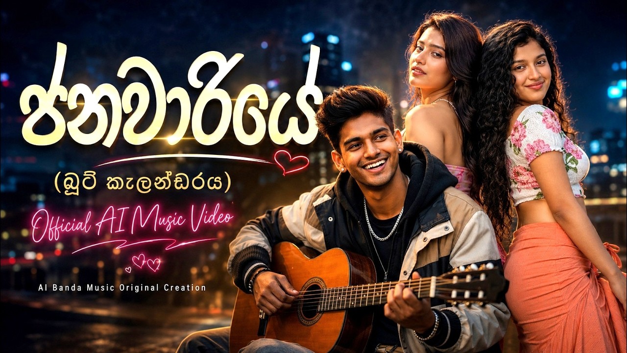 Janawariye | ජනවාරියේ (බූට් කැලන්ඩරය) - Official AI Music Video by AI Banda Music