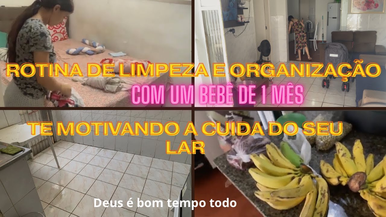 VLOG/ROTINA DE LIMPEZA E ORGANIZAÇÃO/COM UM BEBÊ DE 1MES/NORA CUIDA DO LAR/DEUS É BOM O TEMPO TODO🙏