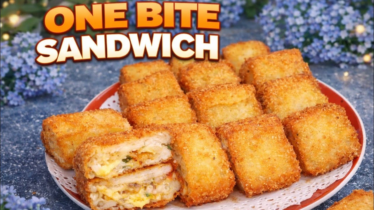 One bite sandwich 🥪 yummy 😋 