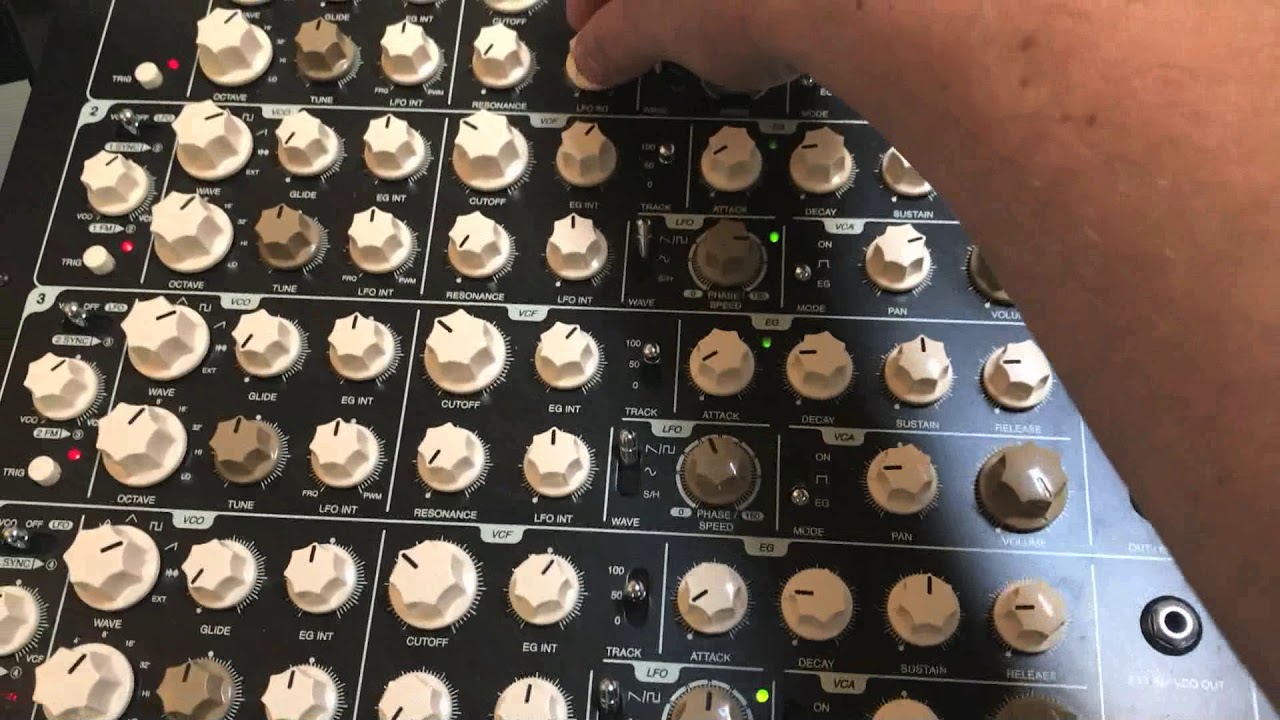 SH-101, Perfourmer, Minitaur, OP-1, Tanzbär | Knuten Näve - Fastpoholmen remake.