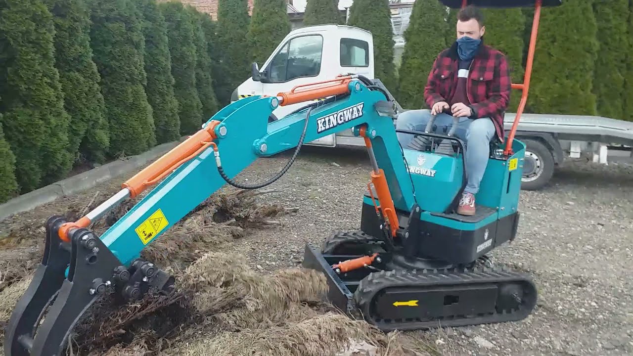 Minikoparka Kingway TOP10 i Chwytak/ Pszczyna