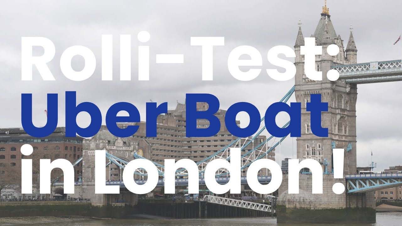 Uber Boat – barrierefrei durch London? 🚤♿ | Barrierefrei Tests mit BP24
