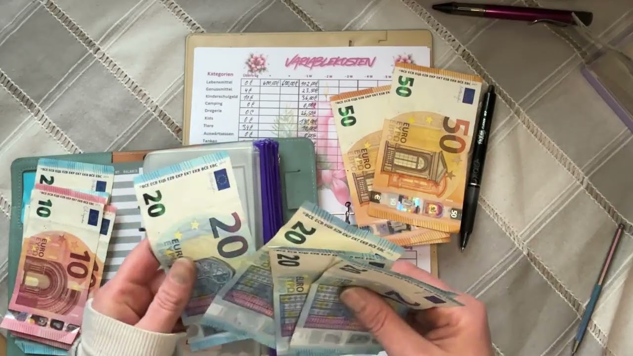 🤗 mein 1 Wochenabschluss für den Dezember‘ 25 und Cashstuffing 1 🤗