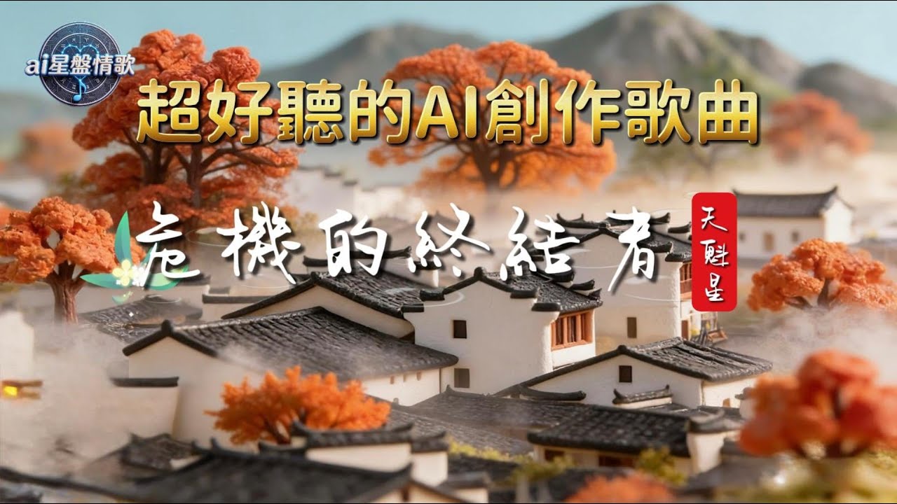 紫微星盤之歌!『危機終結者』這首歌，就像『天魁星』一樣—他是「在人生的迷霧中，依然堅持昂首闊步，並在命運的關鍵轉轍處，總能優雅地遇見那道點亮未來之光的靈魂引路人」。#AI創作情歌