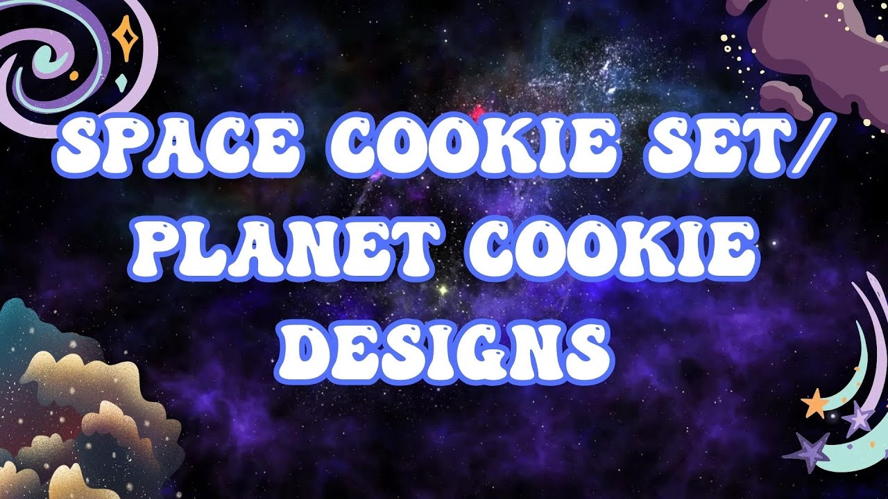 SPACE SUGAR COOKIE DESIGNS | PLANET COOKIES | ROYAL ICING COOKIES
