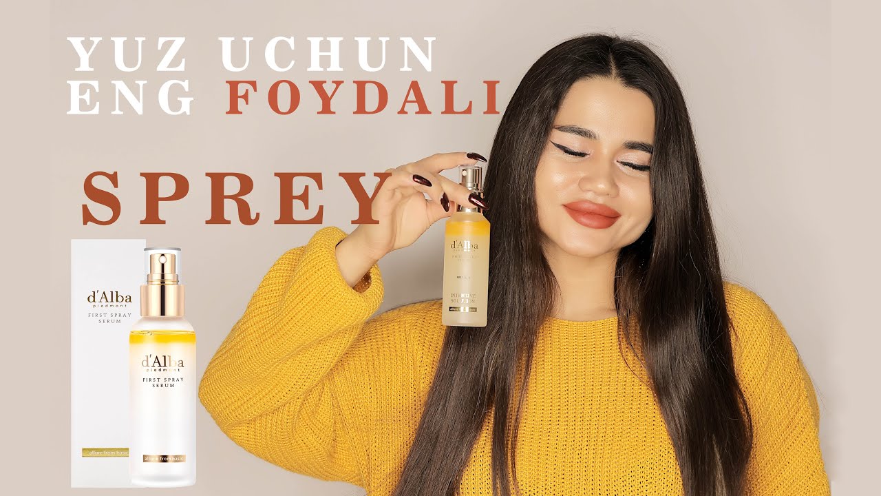 YUZ UCHUN ENG FOYDALI SPREY / d'alba /   KOSMETIKA PARFUM