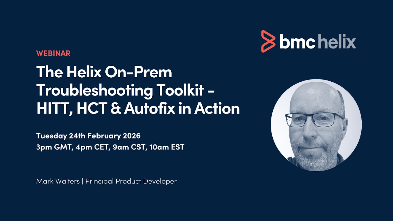 Webinar: The Helix On Prem Troubleshooting Toolkit - HITT, HCT & AutoFix