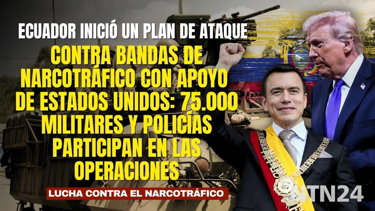 Ecuador inició un plan de ataque contra el narcotráfico con apoyo de Estados Unidos