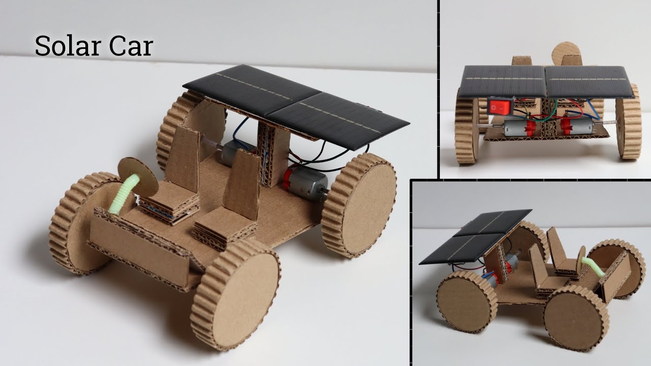 How To Make Solar Car At Home || Mini Solar Powered Car
