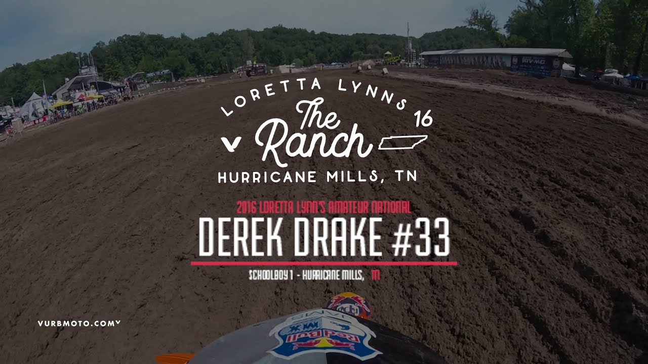2016 Loretta Lynn's: Derek Drake Shreds Schoolboy 1 M2 - vurbmoto