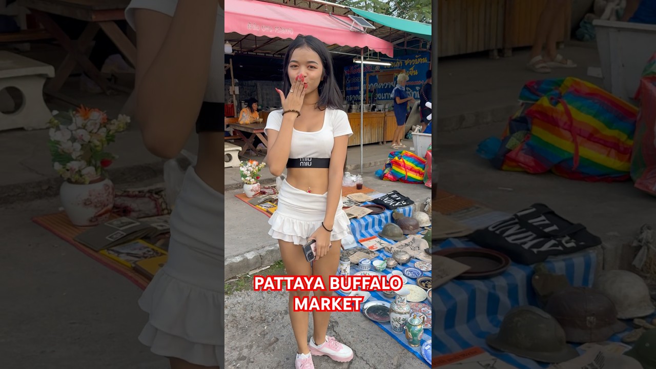 World&rsquo;s Cheapest Antique & Night Market is in Pattaya #thailand #pattaya #buffalomarket #amazing