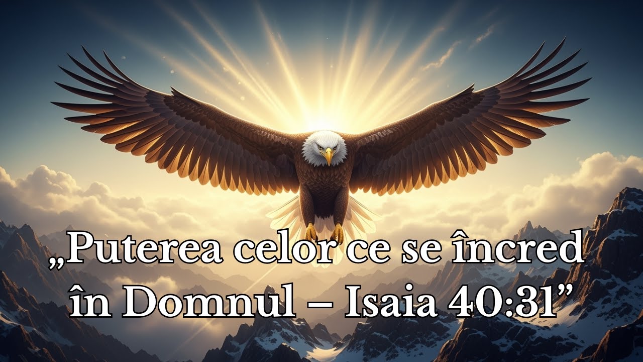 **„Puterea celor ce se încred în Domnul – Isaia 40:31 revelată ca niciodată până acum”**