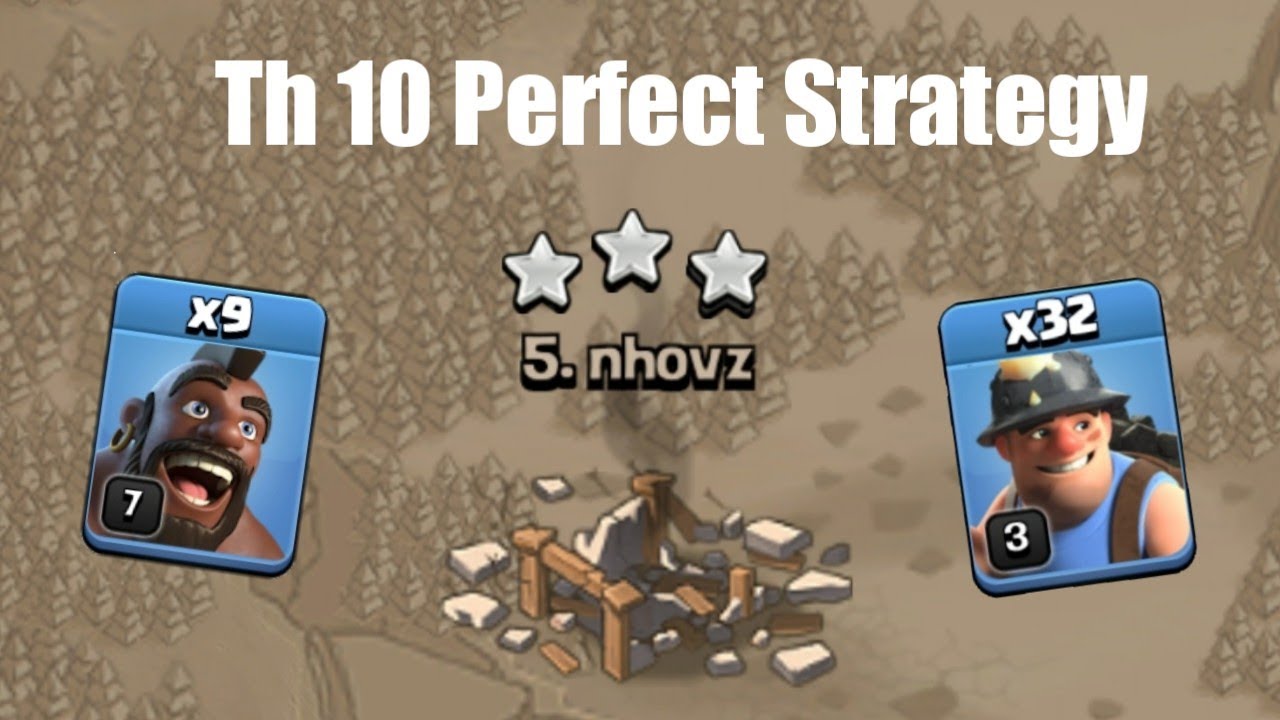 Th 10 Best Attack Strategy || New Th 10 Strategy 2020 || Th 10 Hybrid Strategy || Clash Of Clans ||