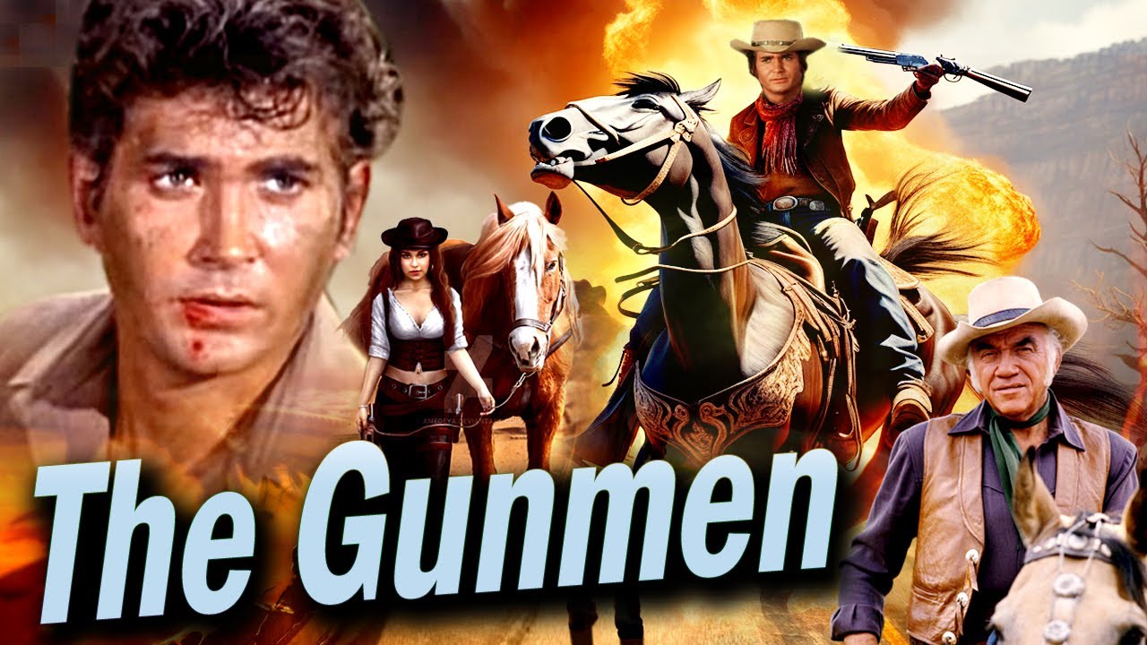 The Gunmen  Action Western Cowboy Movie I Dan Blocker, Michael Landon, Lorne Greene
