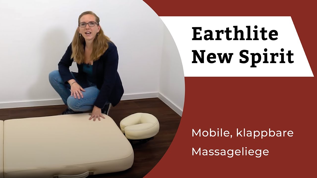 Eine mobile Massageliege mit Luxuspolsterung - Die Earthlite New Spirit