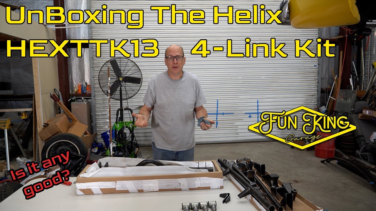 UnBoxing The Helix HEXTTK13 4-Link Chevy Tri-Five Kit