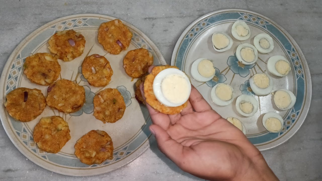 इफ्तार स्पेसिअल अंडे और आलू के नए पकोड़े | Crispy Egg Pakoda | Iftar Recipe In Ramadan