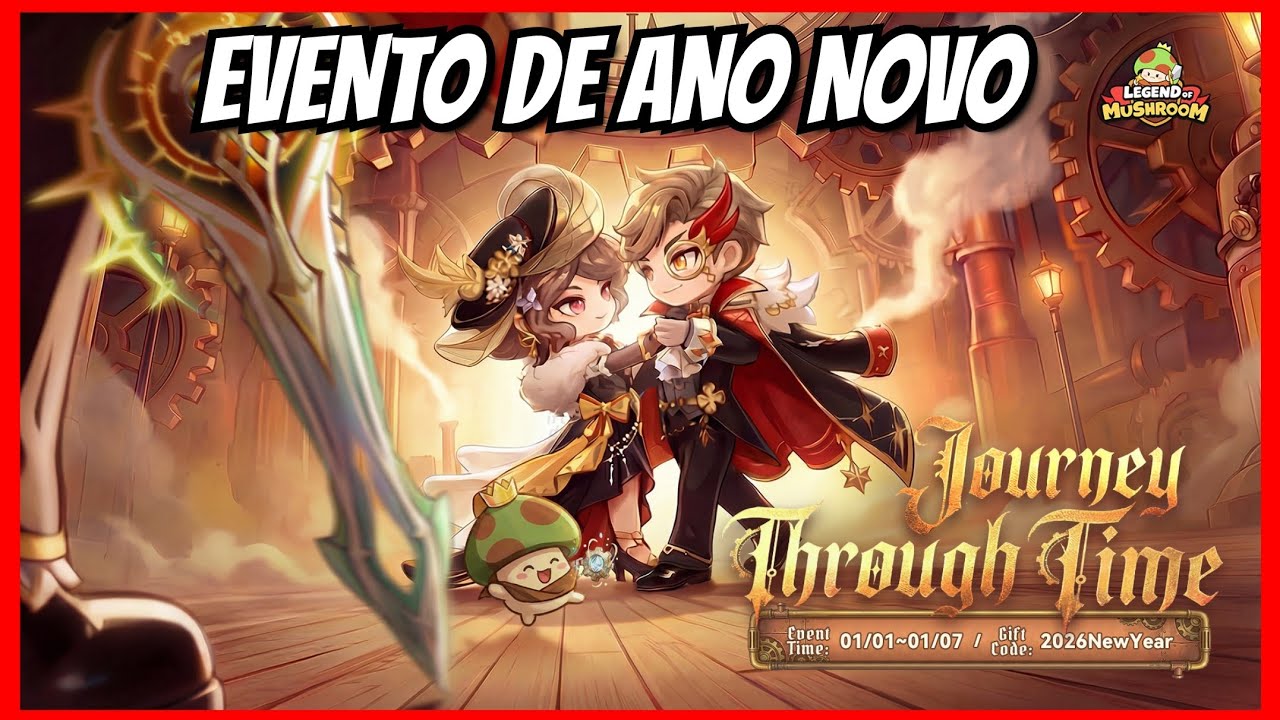 LEGEND OF MUSHROOM | EVENTO de ANO NOVO, GIFTCODE, ITENS EXCLUSIVOS, MINI GAMES e MAIS