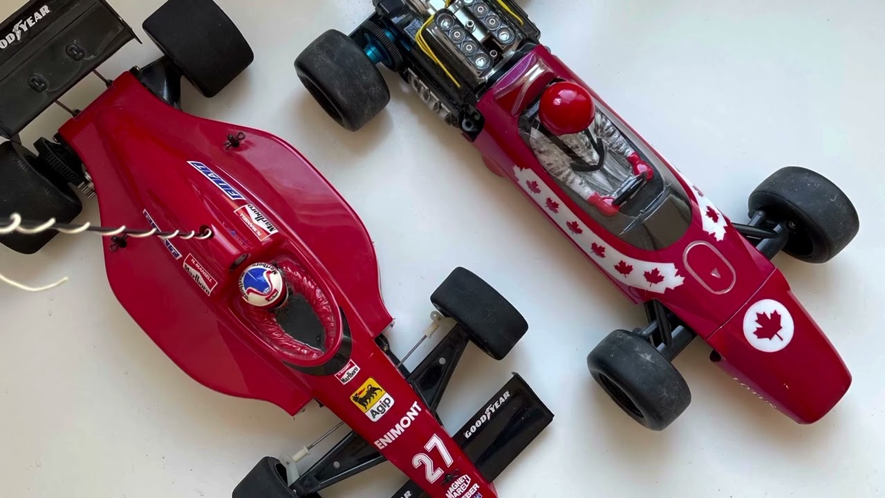 Tamiya F1 Chassis F101 and F104