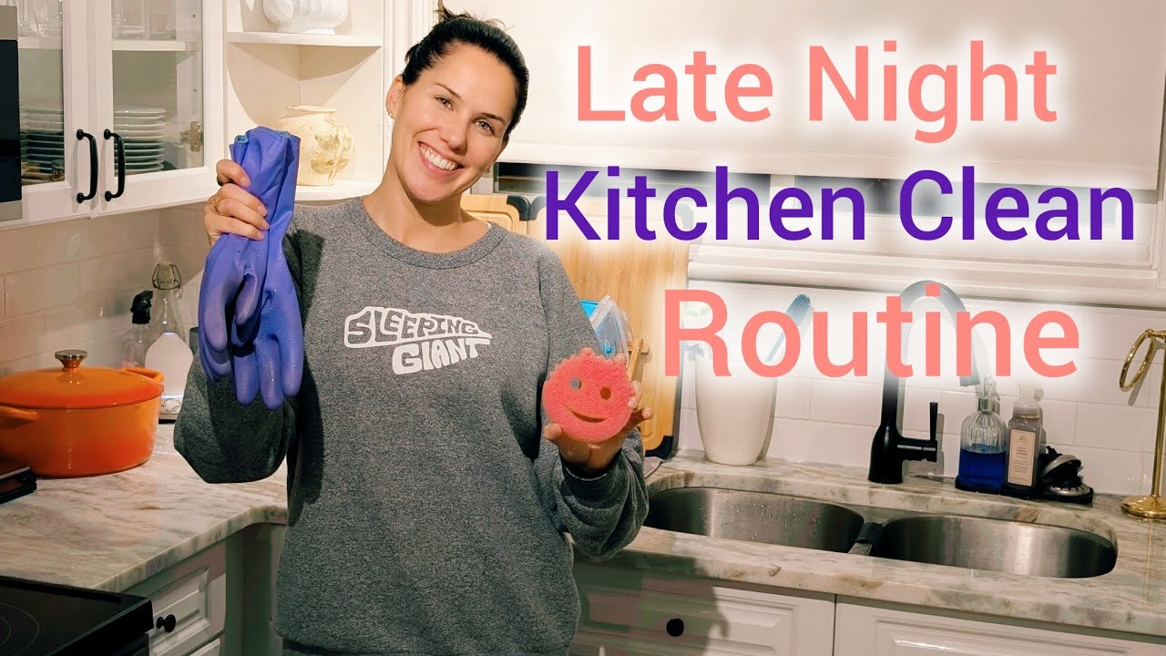 Evening Kitchen Cleaning Routine | CLEANING ROUTINES