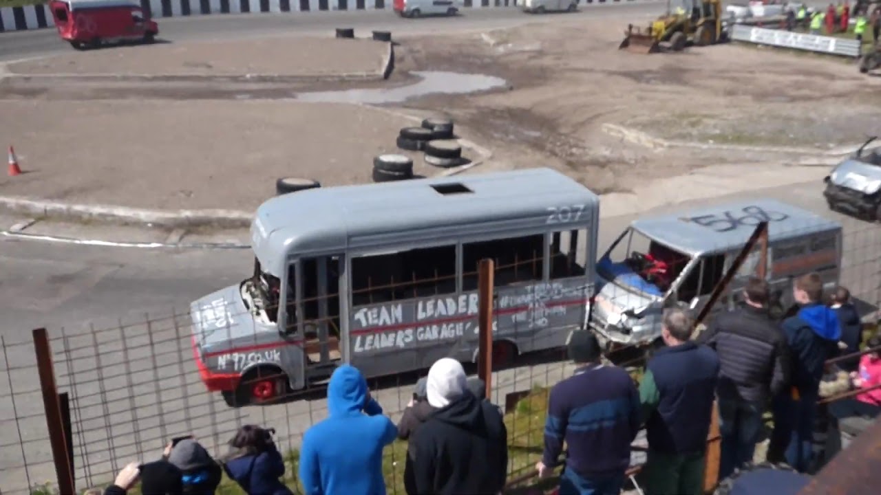 Van Banger crash @ Warton Stock car club.5th May 2019.