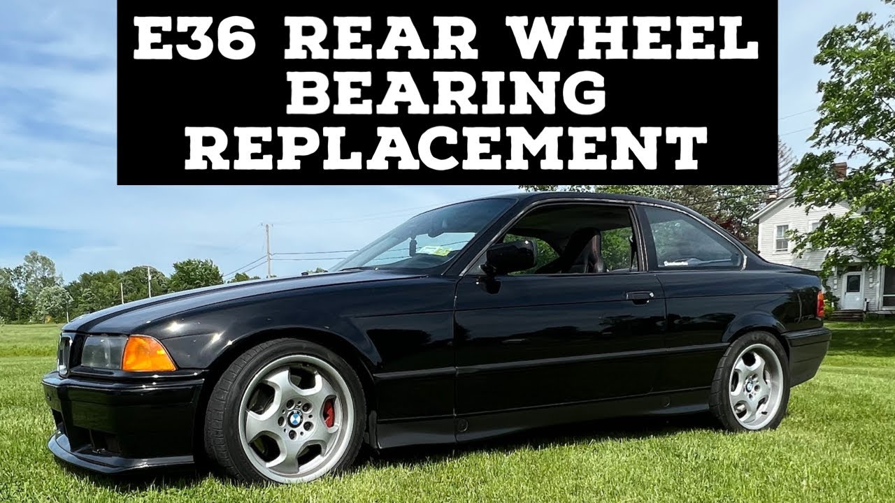 E36 BMW REAR WHEEL BEARING REPLACEMENT: Plus tools to do it all right!