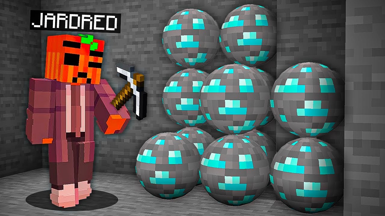 Encontré Diamantes REDONDOS en Minecraft!