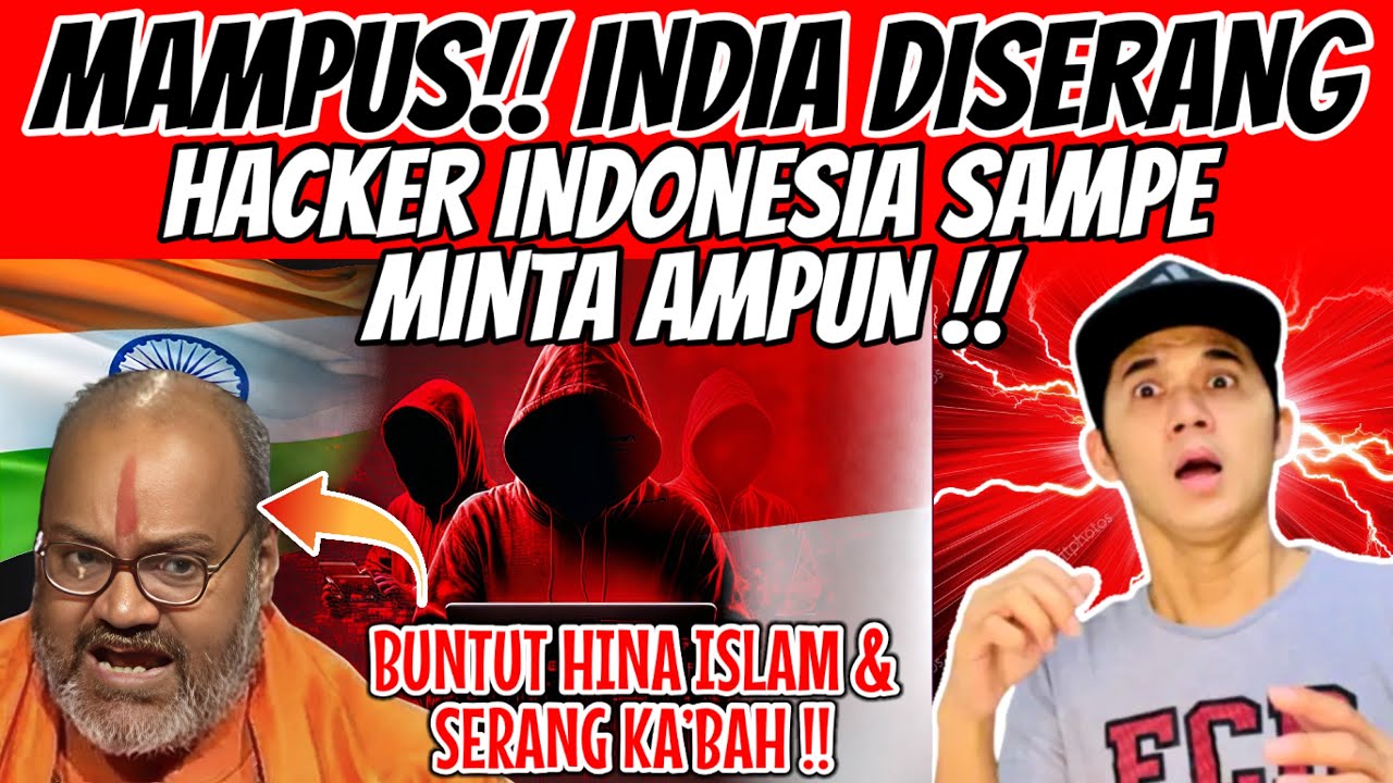12.000 Website INDIA DISERANG HACKER INDONESIA SAMPAI MINTA AMPUN BUNTUT NYERANG KA'BAH !