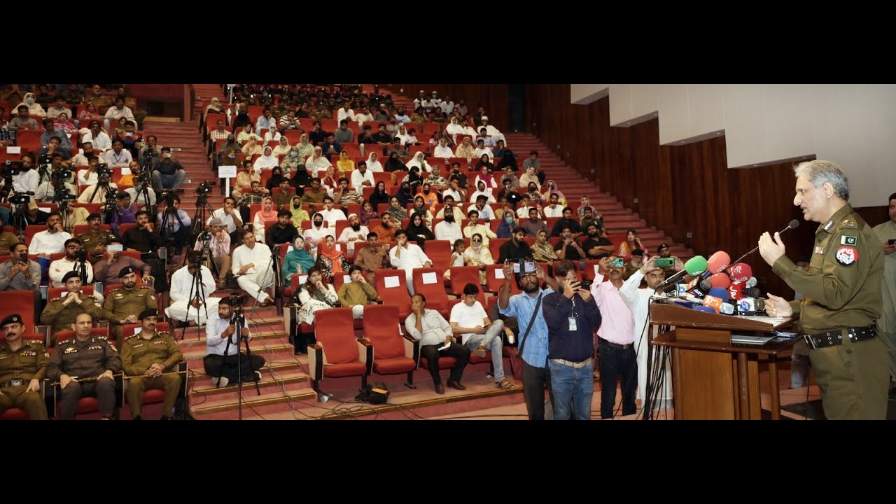 Youm-e-Shuhada speech by IGP Punjab Dr. Usman Anwar at Alhamra