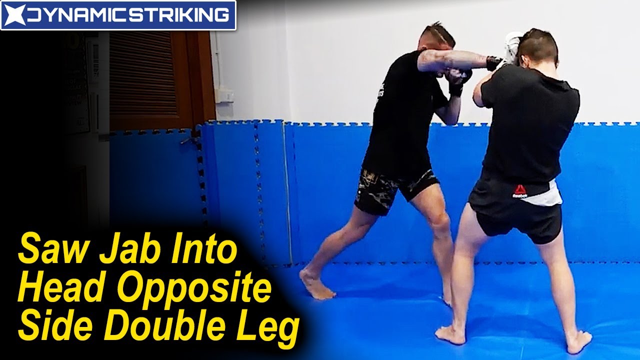 Saw Jab Into Head Opposite Side Double Leg by George Hickman