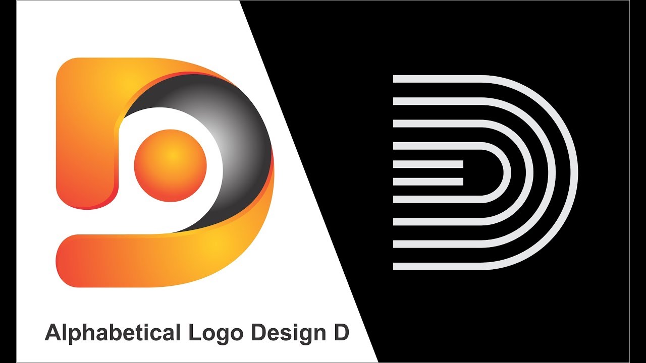 Alphabetical Logo Design D