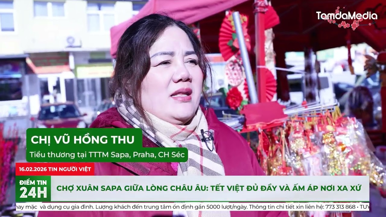 Chợ Xuân Sapa giữa lòng châu Âu: Tết Việt đủ đầy và ấm áp nơi xa xứ