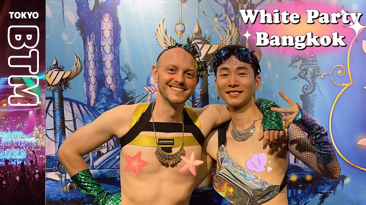 Celebrating New Years at White Party Bangkok 2023 🙈