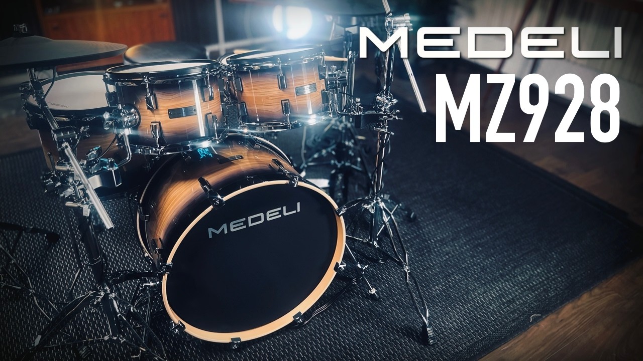 Medeli MZ928 electronic drums first playing at Spytunes Recording Studio