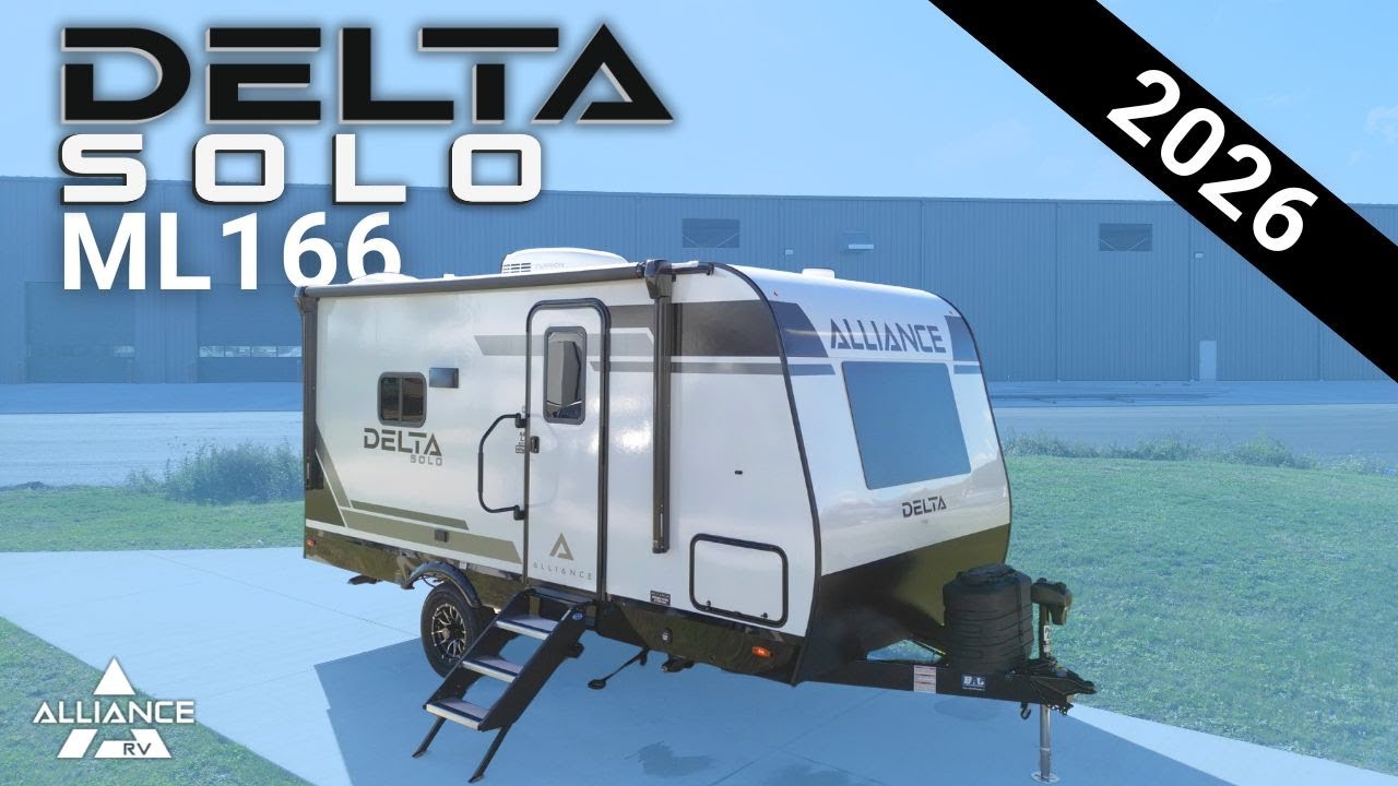 2026 Delta ML166 Travel Trailer Tour: Lightweight | Front Queen | Rear Bath | SUV Towable