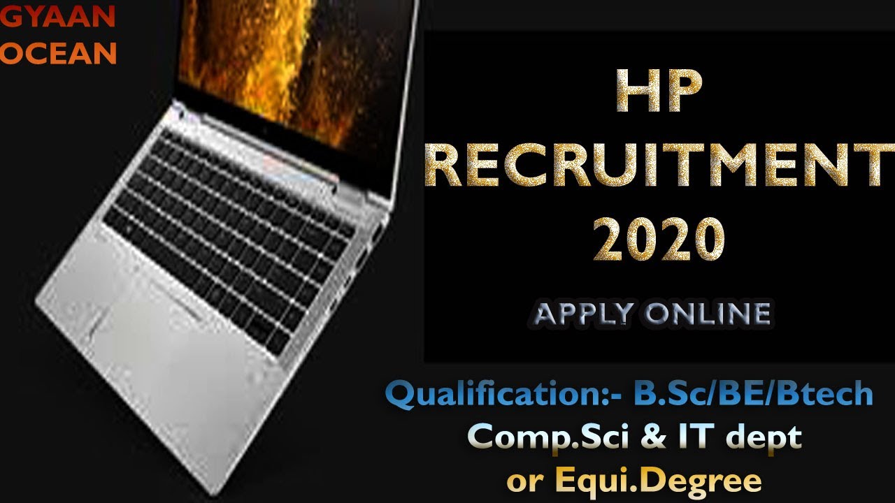 PRIVATE SECTOR JOB 2020 | HP Recruitment | FRESHERS ELIGIBLE | Latest Job Update | GYAAN OCEAN
