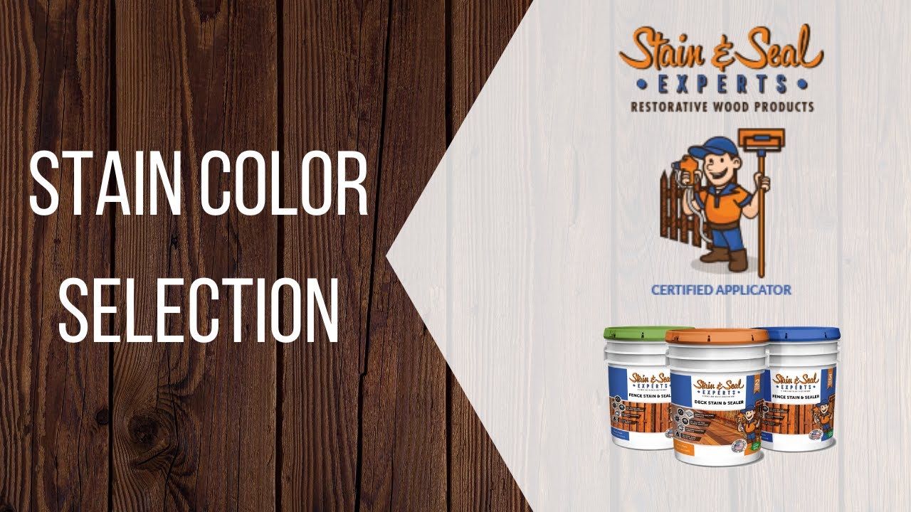 Stain & Seal Experts Stain Colors