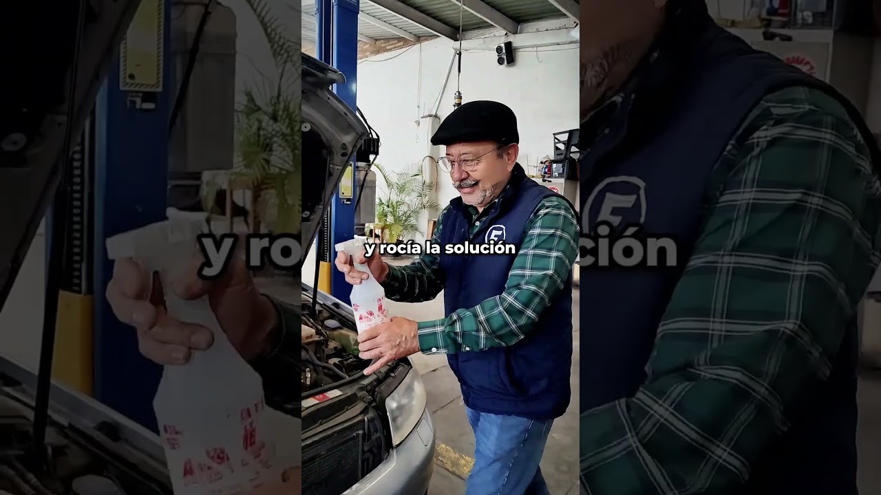 🫧🚘Truco para Limpiar el Motor con Armor All #shorts #autos #tips